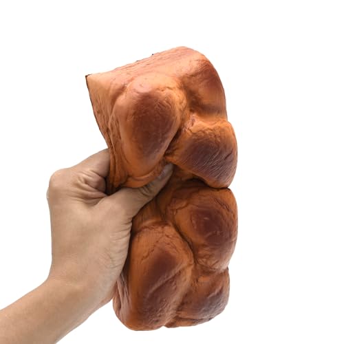 Image of Squishy English Bread 7.9 inch Colossal Slow Rising Squishies Scented Toy(Chocolate )