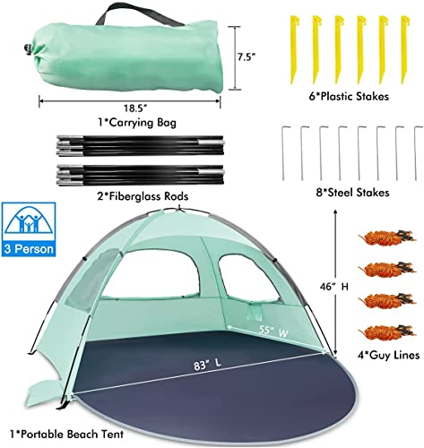 Nxone NXONE-PARENT Beach Tent Sun Shade Shelter thumb #5