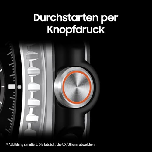 Samsung Galaxy Watch8 Classic Smartwatch, Fitness-Uhr und Fitness Tracker, Hybrid Band und Wearable Display, Drehbare Lünette… – Ansicht 5