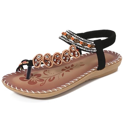 Womens Dressy Summer Sandals Casual Comfortable Flip Flop Sandals Bohemia