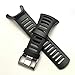 VANTIYAUS Watch Band Strap, Soft Black Rubber Replacement Watch Band Strap With Free Tool For SUUNTO Ambit 3 PEAK/Ambit 2/1