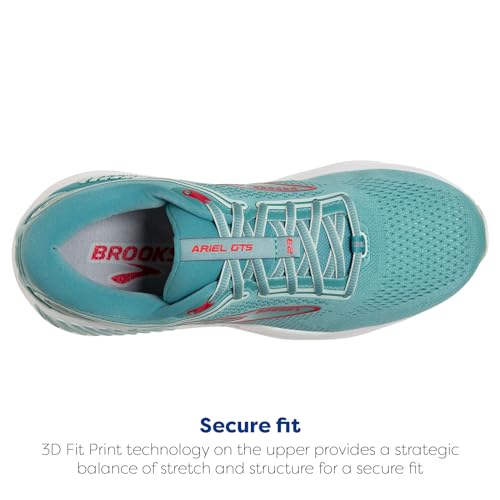 Brooks Women’s Ariel GTS 23 Supportive Running Shoe - Nile Blue/Blue/Bittersweet - 6 Wide