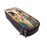 Utilisation polyvalente : fonctionne comme trousse à crayons, pochette de maquillage, porte-monnaie ou organisateur technique. Taille compacte de 9 x 4 x 20 cm, se glisse facilement dans un sac, idéal pour l'école, les voyages de travail ou les trajets quotidiens. Doublure imperméable pour protéger vos objets de valeur