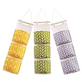 Photo Gallery smasolo 3 set portaoggetti da parete in cotone e lino organizer da muro con colorate per camera soggiorno e dormitorio sacchetti appesi per stoccaggio multifunzionale e Photo Gallery smasolo 3 set portaoggetti da parete in cotone e lino organizer da muro con colorate per camera soggiorno e dormitorio sacchetti appesi per stoccaggio multifunzionale e