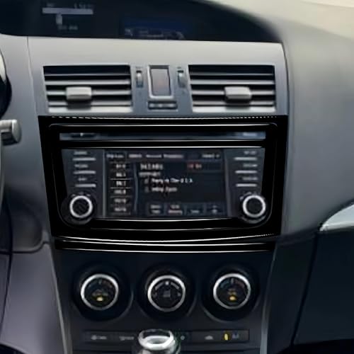 Autocollant cadre navigation Mazda 3 Axela 2010-2013 insert carbone - 4