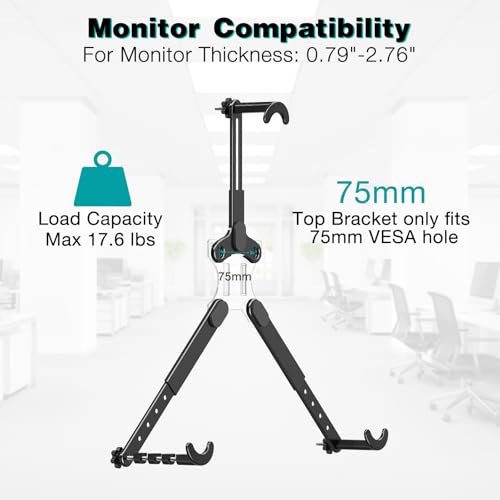 Mount Pro Vesa Mount Adapter, Universal Non-Vesa Monitor Mount Adapter For 19 To 32 Inch Screens thumb #2
