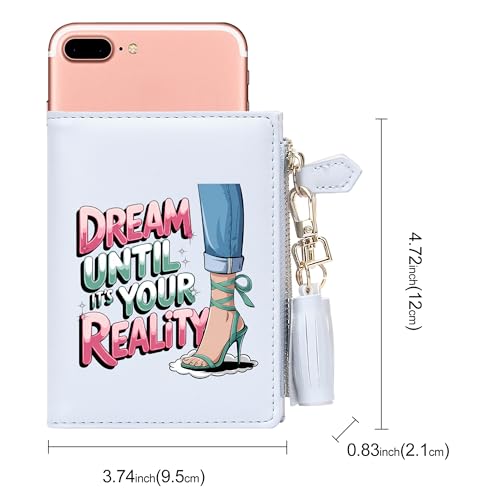 Customized Women's Wallet with Motivational Language,A Birthday Present,Holiday Gifts for Friend&Family,A Parent Child Gift for Children 1121j2