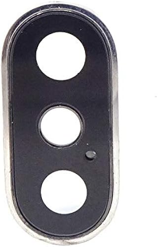 Ricambio copri lente fotocamera cornice vetrino sostitutivo Apple iPhone Max ARGENTO Ricambio copri lente fotocamera cornice vetrino sostitutivo Apple iPhone Max ARGENTO