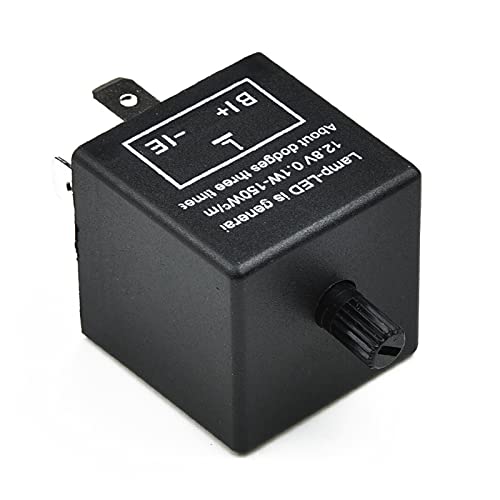 Relé intermitente LED 12V ajustable para solucionar el parpadeo rápido de las luces 3