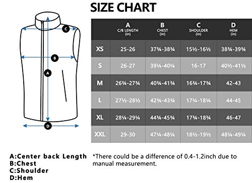 Little Donkey Andy Women's Lightweight Fleece Lined Softshell Vest Windproof Sleeveless Jacket For Hiking Travel Golf Grey L #TOP6