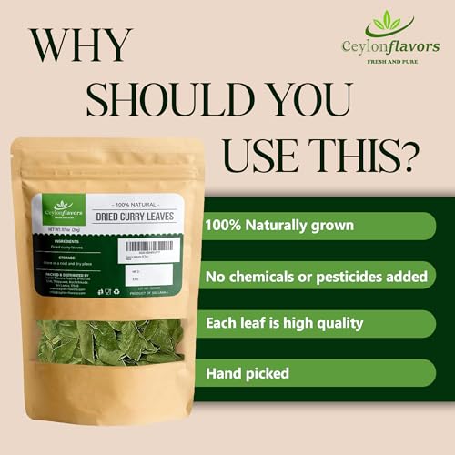 Image of Naturally Grown Curry Leaves Whole Air Dried 0.7 oz