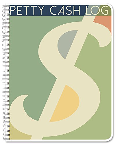 BookFactory Petty Cash Log Book/Notebook/Journal (8.5