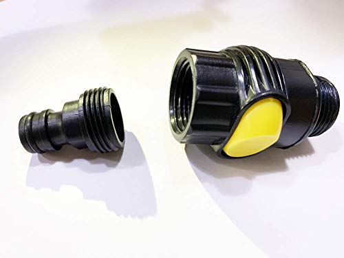 Carcarez Flow Thru Dip Car Wash Brush With 68" Long Aluminum Adjustable Pole For Auto Rv Truck Boat Camper Exterior Washing Cleaning, Yellow #TOP6