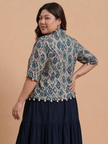 Image of Azira Women Rayon Solid Fit & Flared Dress with Printed Jacket | Perfect for Casual outings, Parties Rayon Fabric|