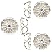 3 Pairs - .925 Sterling Silver Earring Swirl Backs (Large Size 7.0x7.2mm) w/Anti-Tarnish (6Pcs/3Pairs)