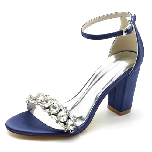 Chaussures de mariée confortables FGRID à talons épais pour femmes