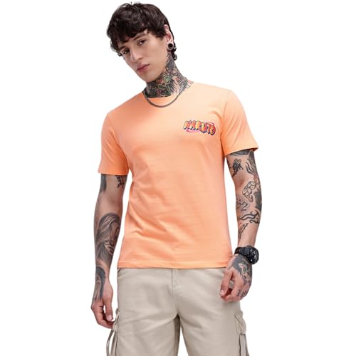 Image of Amazon Brand - INKAST Men Printed Half Sleeve Cotton T Shirt | Regular Fit