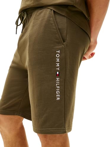 Tommy Hilfiger Herren Sweatshorts Track mit Seitentaschen, Grün (Army Green), XL 3