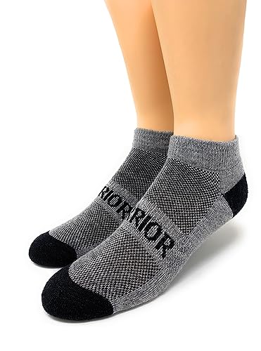 WARRIOR ALPACA SOCKS - Alpaca Wool All Terrain Ankle Sport Socks | Terry Lined Foot Bed | Comfortable & Warm | Men & Women