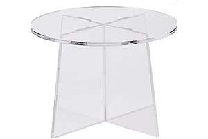 Lightweight Plant Stand For Indoor And Outdoor Use: Clear Acrylic Plant Stand