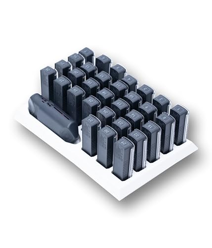 CINIBOX® Medikamentendispenser MINI+ Anthrazit – Tablettenschachtel 1 Monat mit 31 Fächern, 3 Einnahmezeiten & Tablettenteiler – Ideal für Senioren – Pillendose, Medizinprodukt – Made in Germany