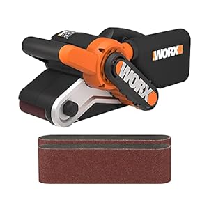 WORX WX661.1 Bandschuurmachine, 950 W, met stofzuigeradapter, ergonomisch design