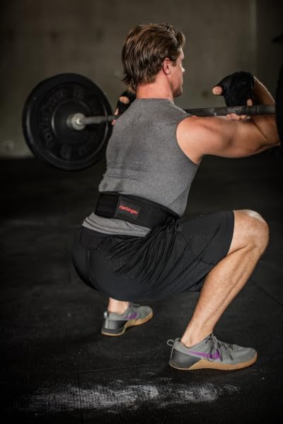 Miniatura 5 de Harbinger cinturón de nylon para levantamiento de pesas (4 pulgadas)