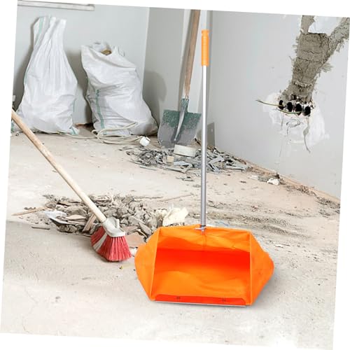 Image of Windproof Trash Grabber with Dustpan 33.07In Outdoor Garbage Pickup Tool Durable Clamp for Indoor and Outdoor Cleaning
