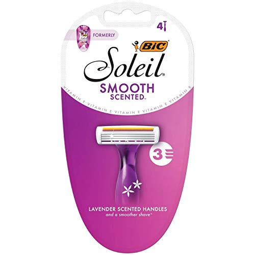 Bic Soleil Twilight, Triple Blade Disposable Shavers for Women 4 ea (Pack of 5)