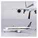 Scale Aircraft 47CM 1/142 for A350 Singapore Airline Model Diecast Resin Plane Model Passenger Aircraft Model Suitable for Display(No Light)