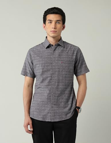 Image of AD by Arvind Modern Slim Fit Tartan Checked Shirt