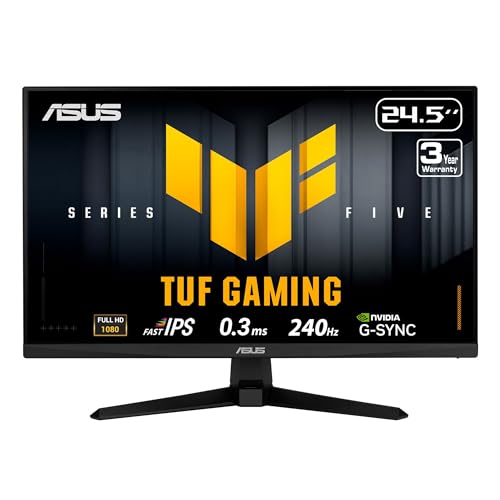 ASUS TUF Gaming VG259QM5A 25 Inch 1080p 240Hz G-SYNC Gaming Monitor - image 9
