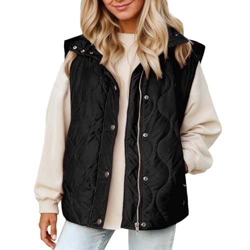 Chaleco con forro polar negro talla XL para hombre, chaqueta ligera sin mangas