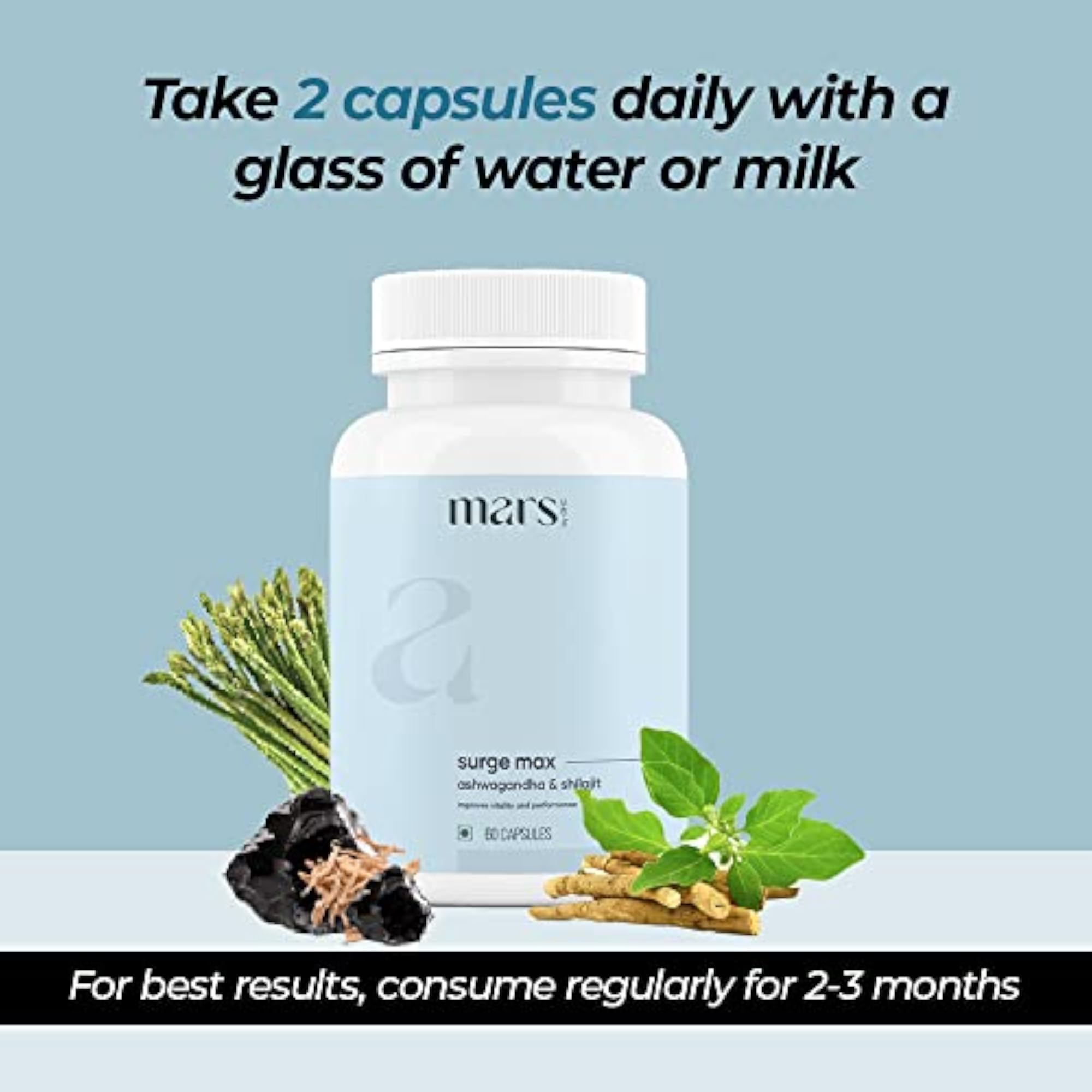 mars by GHC Surge Max Anxiety Relief (60 Capsules)