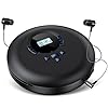 Gueray Lettore CD Portatile Hifi con display stereo cd Lettore CD con cuffie Supporto PROG ASP Funzione di memoria Funzione di ripetizione A-B Effetto BASSO