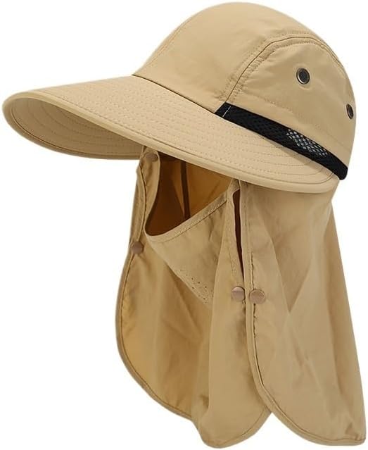 Sun Protection Fisherman Hat Men's Outdoor All-in-one