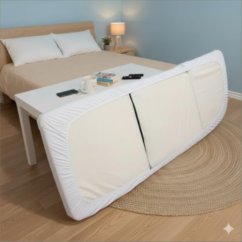 Arayarser Stretchy Twin Fitted Sheet for 4-6 Inch Thin Mattress, White - 2