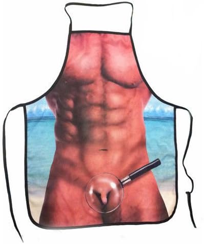 Pixel Apron - Funny Sexy Naked Personalized Creative Apron Kitchen Cooking Restaurant