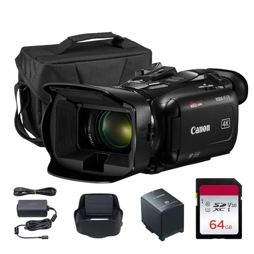 Canon VIXIA HF G70 4K Camcorder – UHD Video Camera with 20x Optical Zoom, 1/2.3