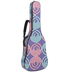 Étui de protection rembourré pour guitare acoustique classique Motif géométrique, Multicolore 01., 42.9×16.9×4.7 in… - Les Beatles, Paul McCartney, John Lennon, RIngo Starr, George Harrison