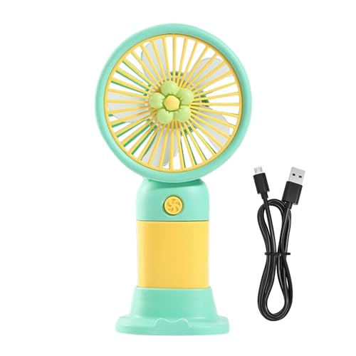 Ventilador, Ventilador Portátil Personal, Refrigerador Eléctrico Silencioso Con Fuerte Flujo de Aire Alimentado por USB Para Interior Exterior Hogar Viajes y Cocina