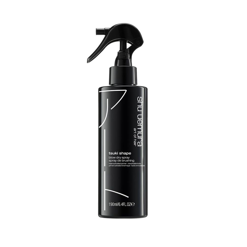 Shu Uemura, Blow-Dry Hair Spray Tsuki Shape, All Hair Types, Volume & Style Hold, 190 ml