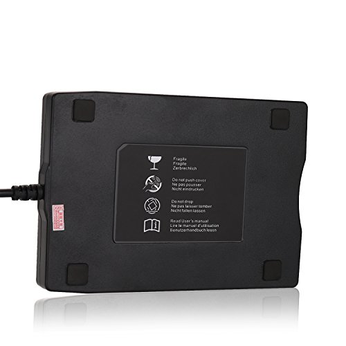 Chuanganzhuo 3.5" Usb Floppy Disk Drive External Portable 1.44 Mb Fdd For Pc Windows 2000/Xp/Vista/Windows 7/8 +Dustproof Scratch-Resistant External Bag Case,No External Driver,Plug And Play #TOP2