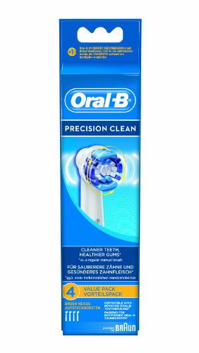 Price comparison product image Braun Precision Clean Oral B Toothbrush Heads (Pack of 4)