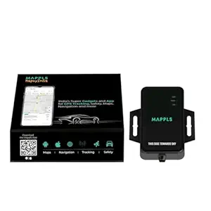 Mappls Lx10 Deep Installed GPS Vehicle Tracker by MapmyIndia | Live Tracking with Engine On/Off Alerts | Geofencing | Internal Battery with Backup | with 1-Year Subscription
