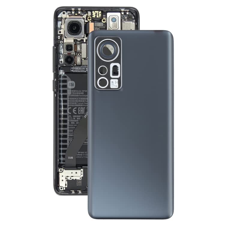 Couvercle arrière Xiaomi 12 vitre de rechange d'origine pour châssis de téléphone portable gris