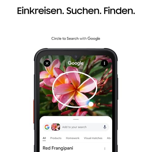 Samsung Galaxy Xcover7 Pro, Robustes AI Smartphone ohne Vertrag, Android-Handy mit Knox Suite, 6 GB RAM, 128 GB Speicher, 50-MP-Kamera, Awesome Graphite, 3 Jahre Herstellergarantie