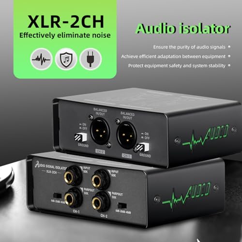 Isolateurs de boucle de terre et de canal anti-interférences pour système audio sans aucun bruit - 6