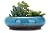 VanEnjoy 7.3 inch Round Large Shallow Succulent Ceramic Glazed Planter Pots with Drainage Hole, Bonsai Pots Garden Decorative Cactus Stand Flower Container