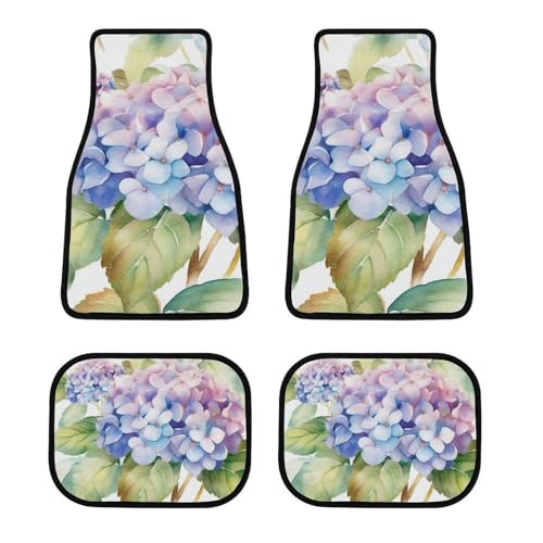 Tapis de sol voiture toutes saisons imprimé fleurs pour voyages en famille et trajets